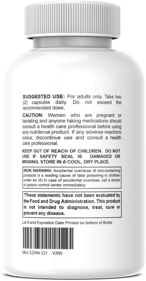 (2 Pack) BioGrow RX Healhty Hair Advanced Formula for Hair Growth Support*, Bio Grow RX Healthy Hair Capsules, 60 Count - 120 Count