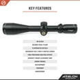 thumbnail image 6 of Athlon Optics Midas HMR Rifle Scope 2.5-15x 50mm Illuminated AHMR MOA Reticle Matte Black, 6 of 6