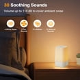 thumbnail image 4 of Reloj despertador White Noise Sound Machine Wkzay Sunrise, 4 of 8