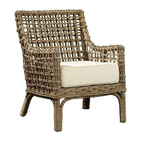 Bali Contemporary Kubu Rattan Arm Chair
