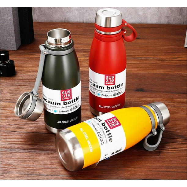 Termo de acero inoxidable 316 para botella de Coca Cola al vacío, para deportes al aire libre, portátil, sencillo, totalmente de acero, portátil