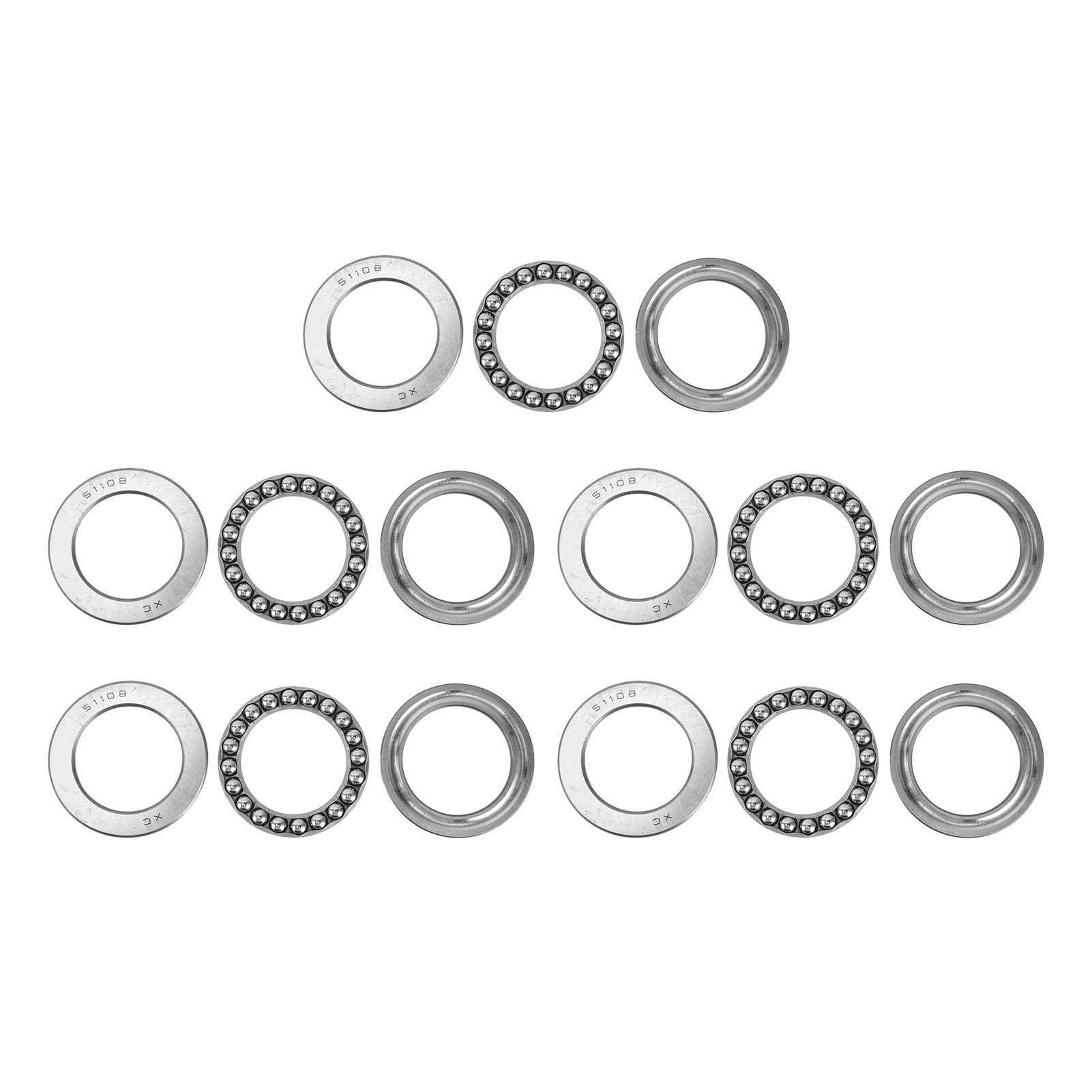 Ball Bearings, Replacement Thrust Bearing Extra Light Series 5Pcs