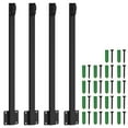thumbnail image 2 of 4Pcs Suspension String Light Poles Metal Outdoor String Light Hanging Poles Sturdy Patio Light Post Mounting Stand Backyard Deck Light Pole for Indoor Outdoor Wall Fence, 2 of 9