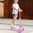 thumbnail image 4 of Patinete plegable para niños con manillar ajustable en altura y ruedas iluminadas. Patinete de tres ruedas para niños de 3 a 9 años. Juguete para jugar al aire libre., 4 of 7