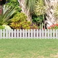 thumbnail image 2 of Miangastore Garden Border Fence Plastic 10Set 7.9X6.7X0.8In Small Pointed Pattern, 2 of 8