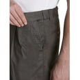 thumbnail image 4 of Harbor Bay by DXL Men's Big and Tall  Big and Tall Men's Waist-Relaxer Pleated Shorts, Charcoal, 50W, Long, 4 of 6