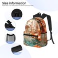 thumbnail image 3 of Fotbe Fantasy Underwater Jellyfish Mochila Ligera Casual para Laptop para Hombres y Mujeres, Mochila Impermeable de Uso Diario, Mochila para Universidad, 3 of 6