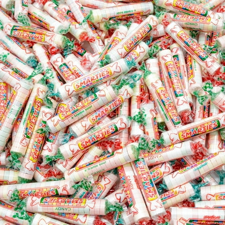 SMARTIES Candy Rolls 4 lb – Bulk Bag, Mix of Original & Tropical & X-Treme Sour Flavors, Gluten Free & Vegan Friendly, Individually Wrapped