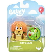 Bluey Indy & Salad Mini Figure & Accessory