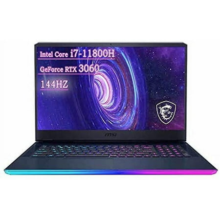 MSI GE76 Raider 17.3" FHD Premium Gaming Laptop | 11th Gen Intel Core i7-11800H | NVIDIA GeForce RTX 3060 | Backlit Keyboard | Windows 10 (32GB DDR4 |1024GB SSD | HDMI Cable)