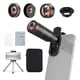thumbnail image 2 of Kit de Lente de Teléfono 4-en-1 Lente de Cámara de Teléfono externo Conjunto Con Lente de TeleobJetivo 22x y Lente de de 205 y Lente de Gran Angular 4K 0.67x y 25X, 2 of 7