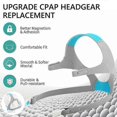 thumbnail image 5 of 2 Packs Replacement Headgear Compatible with F20, with Magnetic Clips, Adjustable Replacement Headg, 5 of 5