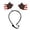 A004- Clear E, variant on Small Dog Halloween, 10 X 8 Inch Bat Wing Pet Headband, Halloween for Dogs Cats, Elastic Pet Halloween Accessory for Halloween Party, 1 Pack