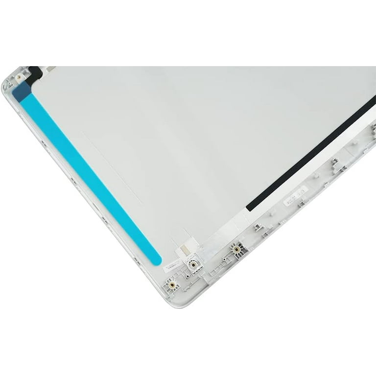 CyanWind LCD Back Cover Bezel Hinges Set Silver for HP 15-dw