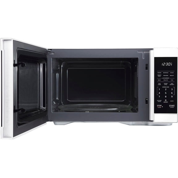 1.1 cu ft Countertop Microwave - 1000W Powerful Cooking with Auto Cook Features - White