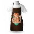 thumbnail image 3 of Movie Theater Apron Retro Style Cinema Sign Design Film Festival Hollywood Theme, Unisex Kitchen Bib Apron with Adjustable Neck for Cooking Baking Gardening, Brown Turquoise Vermilion, by Ambesonne, 3 of 3