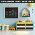 thumbnail image 5 of 2 Rolls Black Bulletin Board Borders,Bexikou Glitter Bulletin Board Trims Classroom Decoration Strips Shine Scalloped Decorative Borders for Classroom Decoration Home Office Chalkboard Wall Decor, 5 of 6