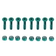 thumbnail image 2 of 8 Unidades de Tornillos de Longboard Suministros de Deportes Pernos Reempalzable - Verde Sunnimix Tornillo de hardware para skateboard, 2 of 8