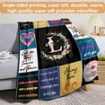 thumbnail image 3 of Initial Letter Throw Blanket 50"x60" Flannel Plush Monogram Monogrammed Blanket for Bed Couch Sofa Chair for Her Girls Women Aesthetic Cute Flower Floral Soft Warm Birthday (Letter-K), 3 of 5