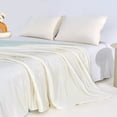 thumbnail image 4 of Cooling Summer Quilt for Single Bed, 150 x 200 cm, Reversible Multicolor Polyester Thin Lightweight Blanket for Hot Weather, Breathable and Machine Washable, 4 of 6
