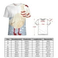thumbnail image 2 of Snowy Duck Scarf T Shirts Basic T-Shirt Short Sleeve Ladies Tee Shirt Summer Graphic Clothing, 2 of 6