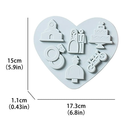 

ASEIDFNSA Upside Pineapple Cake Pan Baking Stuff for Kids 10-12 Themed Tool Tool Valentine S Cake With Small 6 Epoxy Silicone Day Baking Wedding Love Chocolate Kitchen，Dining Bar