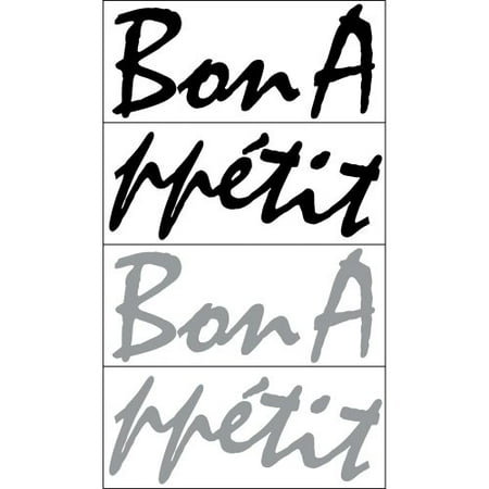 Blue Mountain Wallcoverings Snap1054 Snap Instant Wall Art Written Expressions-Bon Appetit