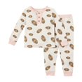 thumbnail image 1 of Mud Pie Girls' Football Pajama Set, Pink, 9 Months/12 Months, 1 of 2