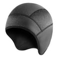 thumbnail image 2 of Winter Cycling Helmet Liner Hat with Glasses Holes Ear Protection Elastic Anti-slip Keep Warm Windproof Skull Cap Hat for Biking Running Skiing, 2 of 7