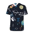 thumbnail image 3 of Rocae Space for Breathable Men's Baseball T-Shirt Fashionable Casual Baseball Jersey, Moisture-wicking Sportswear 4X-Large, 3 of 9