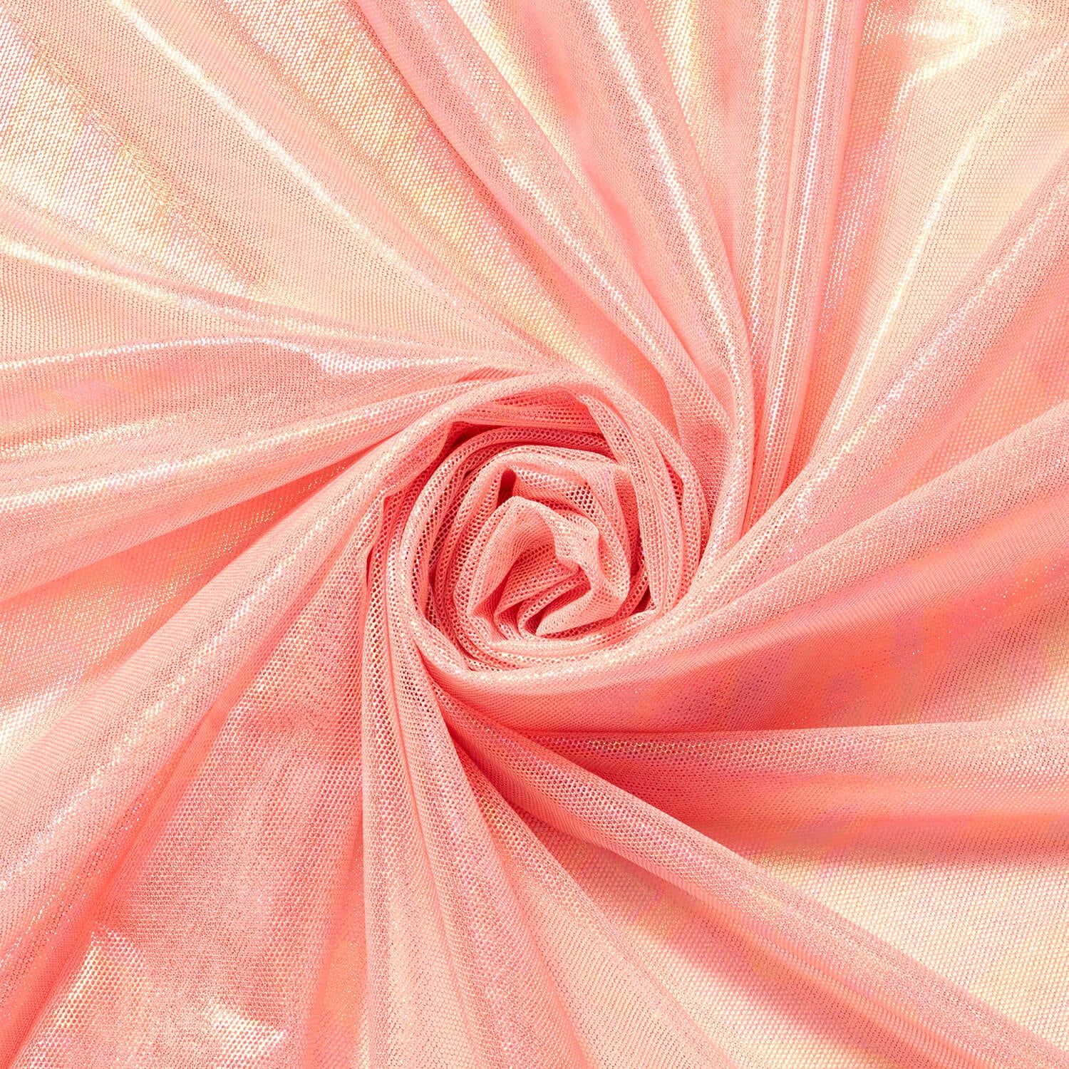 Tie Dye Power Mesh Fabric Pink Sheer Stretch 58” By The Yard