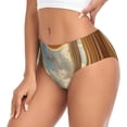 thumbnail image 2 of Balery Golden Drapes Pillars Clouds Ropa Interior de Algodón para Mujer con Dibujo – Braguitas Cómodas y Elásticas, Estilo Clásico-Large, 2 of 6