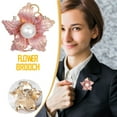 thumbnail image 1 of WREESH Mode Rêve Exquis Peint Huile Goutte Fleur Broche, 1 of 9