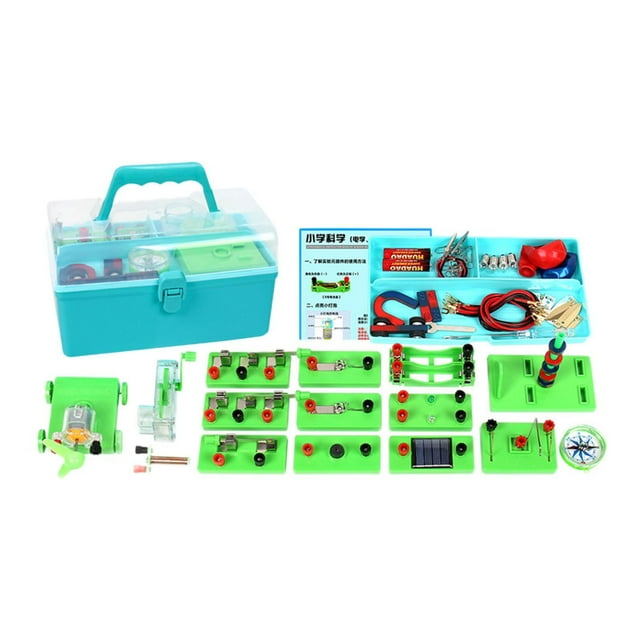 Kit de aprendizaje de ciencia física, experimento de bricolaje, juguete de ciencia, circuito de aprendizaje de electricidad, accesorio de enseñanza pa