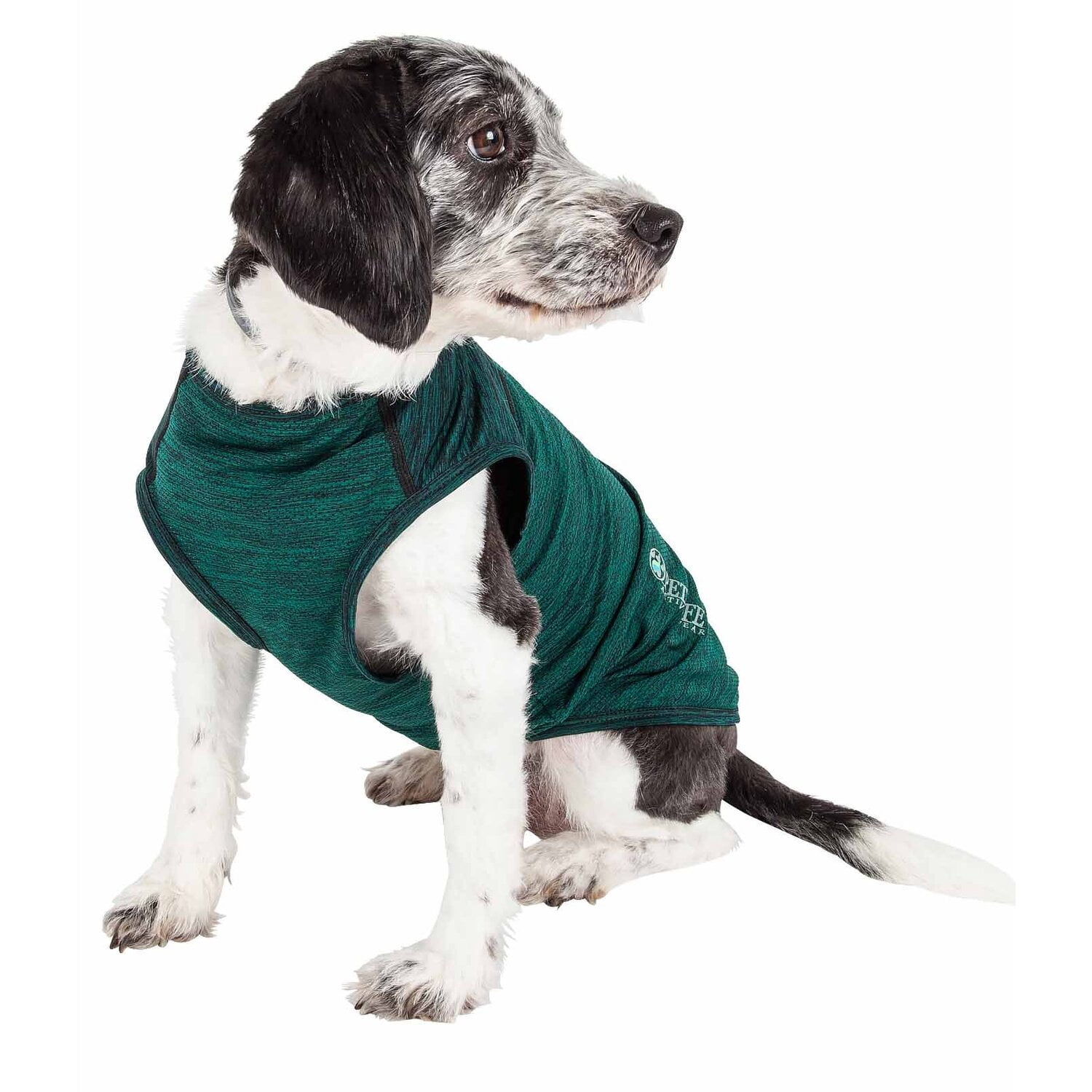 Pet Life ® Active 'Aero-Pawlse' Quick-Dry and 4-Way-Stretch Yoga Fitness Dog T-Shirt Tank Top