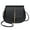 Black, variant on Small Shoulder Bag with Removable Straps Cross Body Clutch Purse Handbag for Women Handbags Crescent Purse Fashion Style Solid Color Tassel Leather Messenger Bag