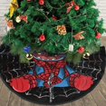 thumbnail image 3 of Falda para árbol de Navidad con puntadas, suave y divertida, decoración navideña de granja con cuello para árbol de Navidad de 48", 3 of 4
