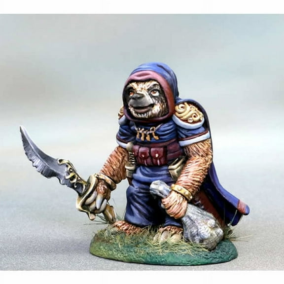Sloth Rogue With Sword Miniature Critter Kingdoms Dark Sword Miniatures