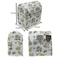 thumbnail image 4 of Floral Stand Mixer Cover, Birds and Flowers on a Pale Blue Background, Kitchen Appliance Organizer Bag Cover with Pockets, 5 Quarts, Multicolor, by Ambesonne, 4 of 4