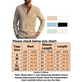 Mens Long Sleeve Henley Shirt Cotton Linen Beach Yoga Loose Fit Henleys