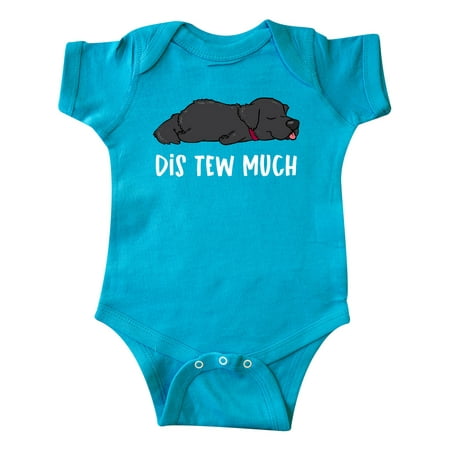 

Inktastic Napping Dis Tew Much Flat-Coated Retriever Gift Baby Boy or Baby Girl Bodysuit