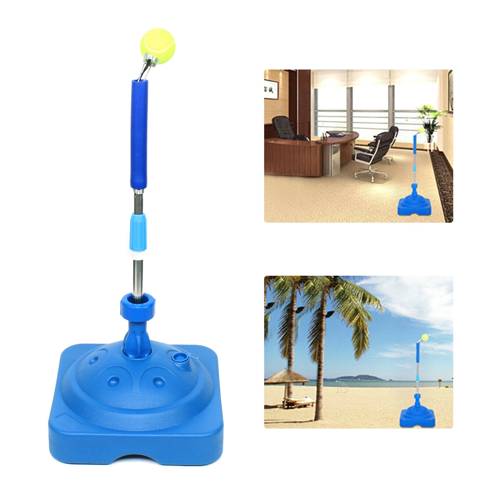 Fichiouy Adjustable Tennis Trainer Ball Machine, 68100cm, Swing