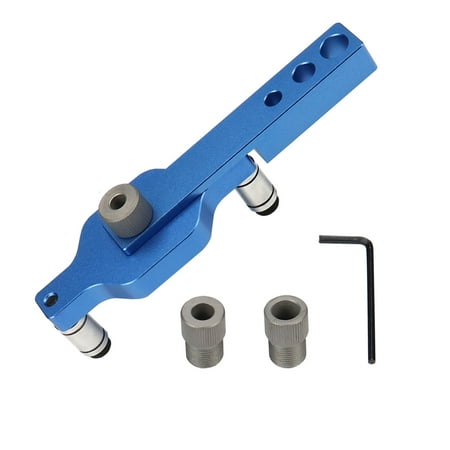 

Walmeck 3 in 1 Drilling Locator Puncher Tool Self-Centering Doweling Jig Drill Kit 6810mm Hole Punching Tool for DIY Woodworking
