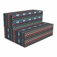 thumbnail image 1 of Antique Foldable Mattress, Old Motif, 74.8" x 35.4", Black Blue Coral, by Ambesonne, 1 of 6