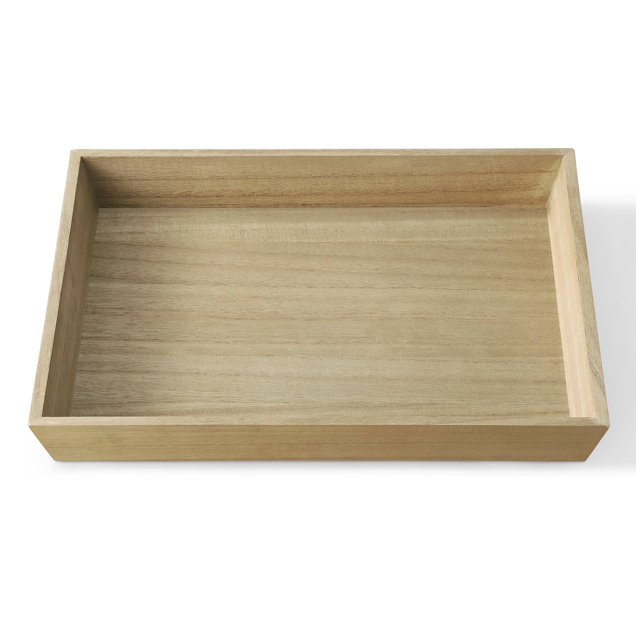 Mainstays Basic Wood Tray, 12" x 16", Oak