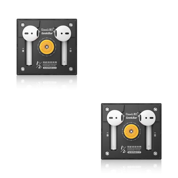 Injueey Soporte de desmontaje de reparación de plástico para auriculares con almohadilla Gadgets quitar abrazadera quitar herramienta Tipo 1 2Conjunto