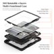 thumbnail image 2 of Funda para iPad Pro 2024 M4 de 13 pulgadas con cristal templado negro, 2 of 7