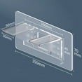 thumbnail image 2 of 10x Shelf Support Holders Wall-mounted WardrobeRacks Punch Free Strong Triangle, 2 of 6