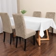 thumbnail image 2 of Chair Covers for Dining Chairs Set of 4,Velvet Beige Stretch Dining Room Chair Cover Kitchen Parsons Chair Slipcovers (Pack of 4, Velvet Beige), 2 of 6