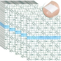 Waterproof Wound Bandage,Happon 10 Pcs 9.84*11.81in Shower Waterproof Patch Transparent Adhesive Bandage,Transparent Stretch Adhesive Bandage for Wound Dressing, Swimming, Shower